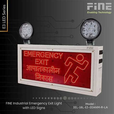 Emergency Exit Lights - Acrylic Exit Sign Board Manufacturer from Tiruppur