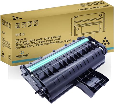 Print Page SP 210 Ricoh Cartridge Compatible for Ricoh SP-200, 200N ...