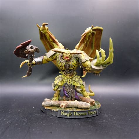 Nurgle Daemon Prince With Wings and Axe Warhammer 40K Age of Sigmar ...