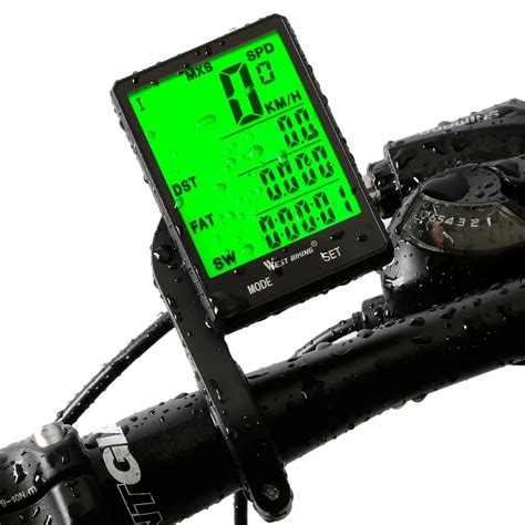 WEST BIKING 2.8 inch Wired/Wireless Bike Computer