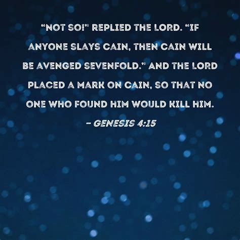 Curse And Mark Of Cain