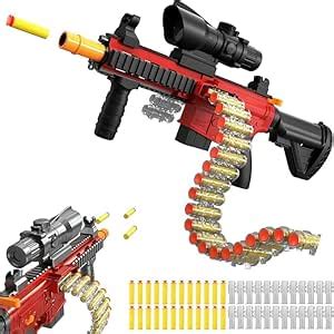 Ninos Toy Guns 18Pcs EVA Soft Bullets for Boys, Bullet-Chain Mannual ...