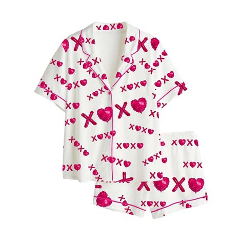 Womens Valentines Vibes Pajama Set - oomium.com
