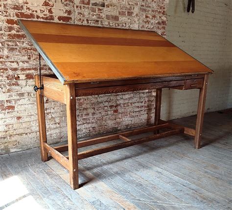 Vintage Hamilton Drafting Table / Desk at 1stDibs
