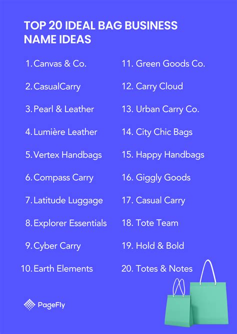 Bag Business Name Generator 2025 (♾️ Unlimited Ideas)