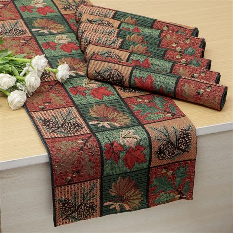 Buy HOKIPO Dining Table Placemats 6 Pieces with Runner (IN530-D6*6 ...