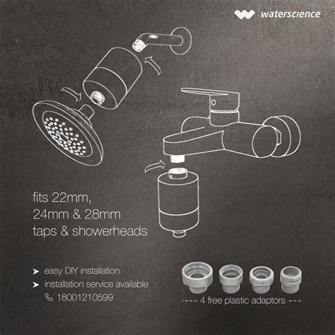 CLEO Shower & Tap Filter for Hard Water - CLEO-SFU-423 – WaterScience