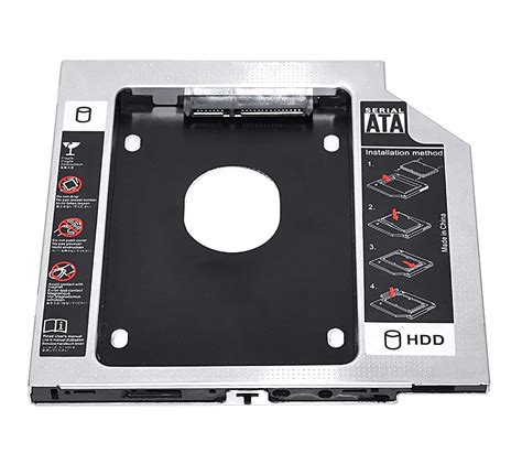Laptrix Universal 9.5mm SATA to SATA 2nd SSD HDD Hard Drive Caddy ...