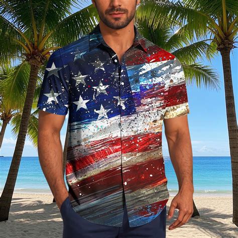 Shirt Independence Day Shirt Patriotic Shirts Mens 4th of July Shirts ...