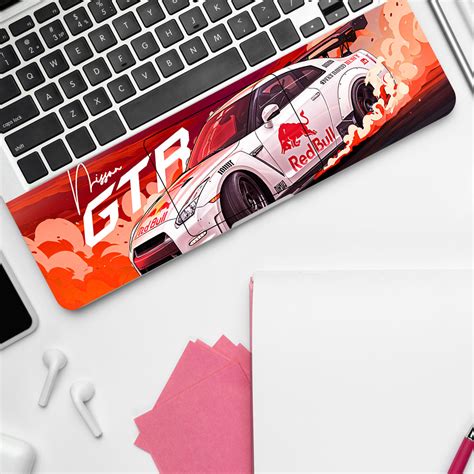 Nissan GTR Red Bull Drift Fury Cars & Bikes Laptop Skin