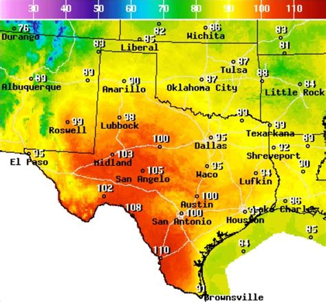Laredo temperature reaching triple digits all week according to NWS