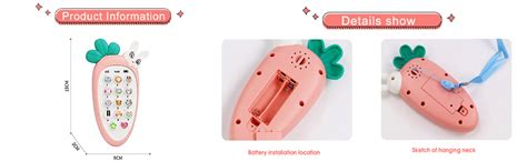 Buy KAVANA Kids Mobile Phone Toy for 1 Year Old Baby with 3D Lights ...