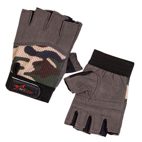Tenstar Camo Half finger Gym Gloves for Men – athletive