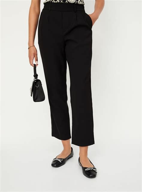 Buy Women Textured Straight Fit Trousers Online at just Rs. 1299.0 ...