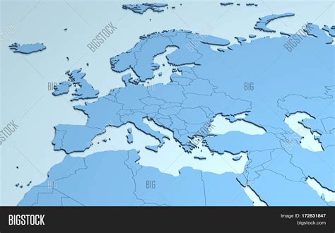Blank Map Of Europe And Middle East