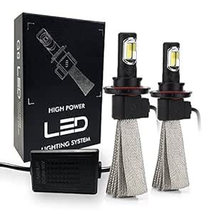 SOCAL-LED LIGHTING H13 9008 Fanless LED Conversion Kit 72W 8000LM 6000K ...