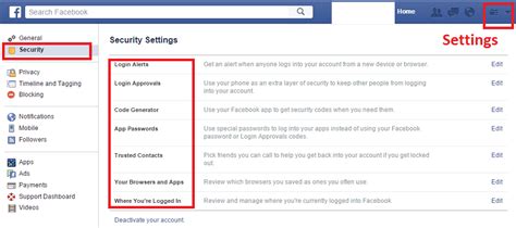 Where to Input Facebook Security Code 的图像结果
