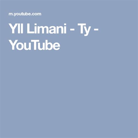 Yll Limani - Ty - YouTube | Songs, Youtube, Lyrics