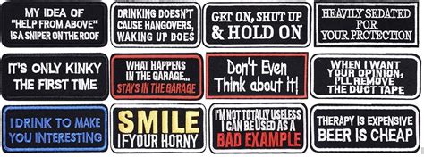 Words Slogan Badge Embroidered Iron on Patches Fabric Sticker Clothes ...