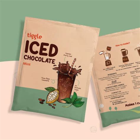 Mint Dark Iced Chocolate Mix Sachets - Refreshing Gift for Chocolate ...