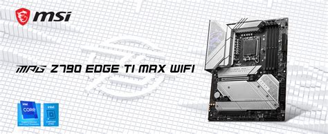 Buy Shop MSI MPG Z790 Edge TI Max Wifi Intel Motherboard Supports Intel ...