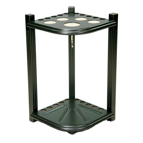 Imperial Double Thick Corner 10 Cue Floor Rack - Pool Tables R Us