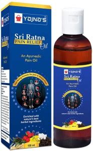 YAJNAS Sri Ratna 100 ml Ayurvedic / Natural Pain Relief Oil for Knee ...