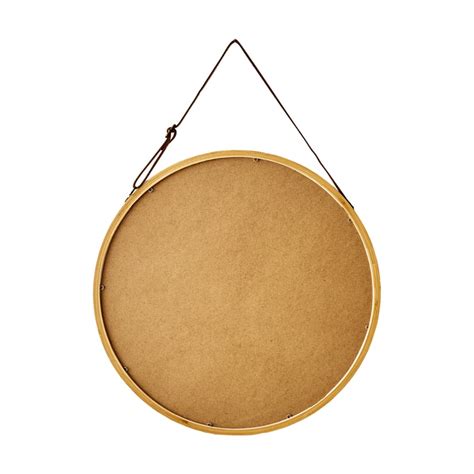 Buy Reflection Bamboo Round Hanging Wall Mirror - 38cm from Home Centre ...