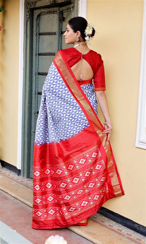Pochampally Ikat Patola Saree – My Store