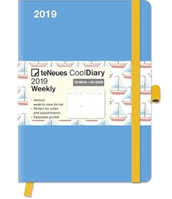 2019 teNeues Lightblue / Boat Cool Diary - 16 x 22cm : teNeues: Amazon ...