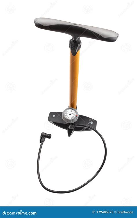 Bike floor pump stock image. Image of white, bicycle - 172405375