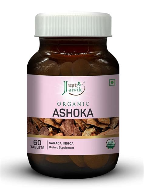 Just Jaivik Organic Ashoka Tablets - 600mg, 60 counts – Health N ...