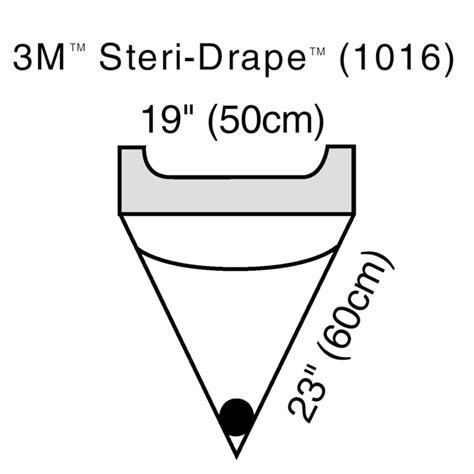 3M™ Steri-Drape™ Irrigation Pouch, 1016, 50 cm x 60 cm, 10/Carton, 4 ...