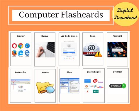 Image result for Computer Flashcard