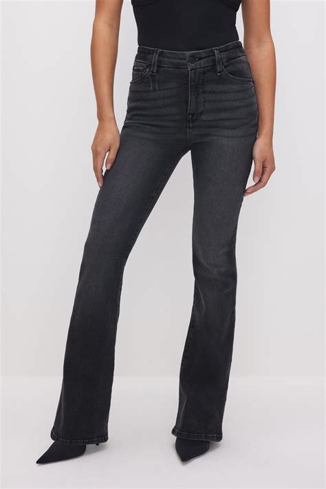 GOOD PETITE BOOTCUT JEANS | BLACK284 - GOOD AMERICAN