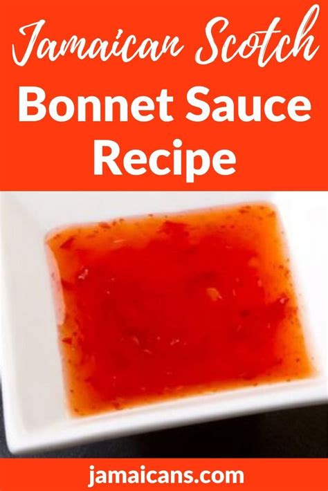 scotch bonnet sauce recipe