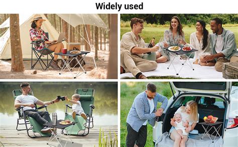 Sportneer Aluminium Camping Table, Portable Lightweight Aluminum Table ...