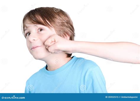 Punch in the face stock image. Image of face, competition - 35932515