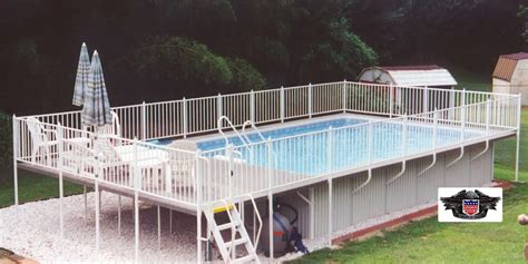 Buster Crabbe Admirals Walk Aluminum Swimming Pool - Westwood Pool Company