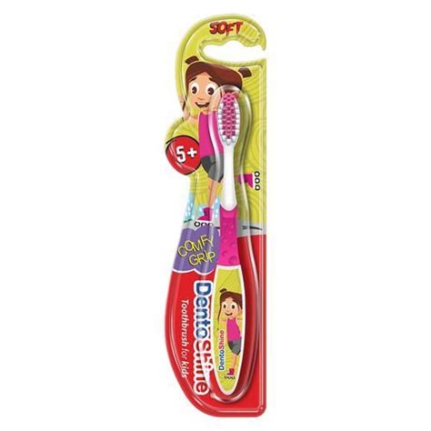 Dentoshine Comfy Grip Kids Toothbrush 5+ Years, 1 Count Price, Uses ...