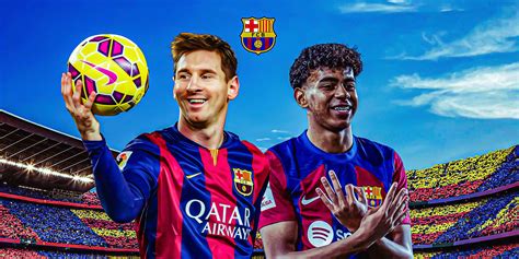 Lamine Yamal and Lionel Messi's Statistics After 100 Barcelona Games ...