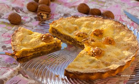 Espectacular pastel de nueces - Recetas de Esbieta