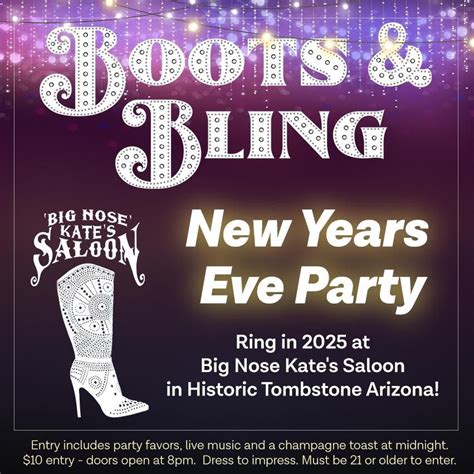 New Years Eve Party at Big Nose Kate’s, 417 E Allen Street, Tombstone ...