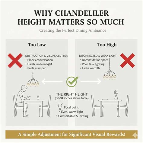 How High Chandelier Above Table: Genius Placement