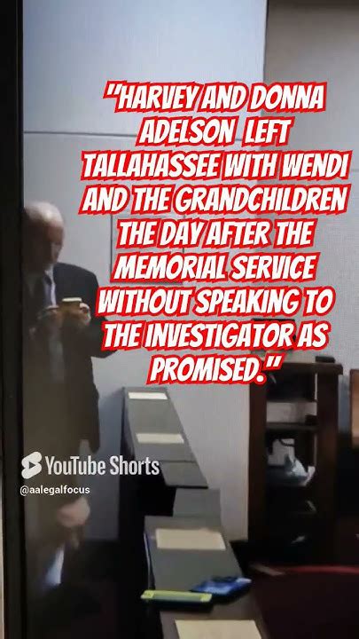 Harvey Adelson standing by Donna Adelson in Court 2/26/25 - YouTube