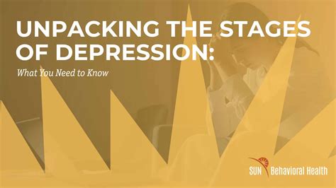 Unpacking the Stages of Depression: What You Need to Know - SUN Behavioral Columbus