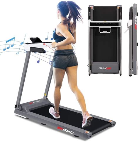 Buy 2 in 1 Folding Treadmill with Dual Display, 2.5HP Superfit Under ...