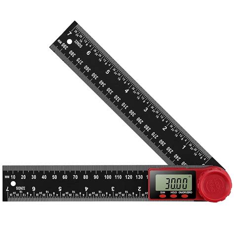 Buy SDFSX Protractor, digital protractor, with screen HOLD and locking ...