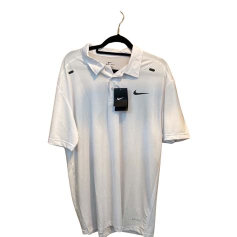 Nike Mens Size XXL Polos White Shirt