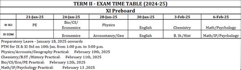 Exam Schedules - AMNS International School - AMNS International School